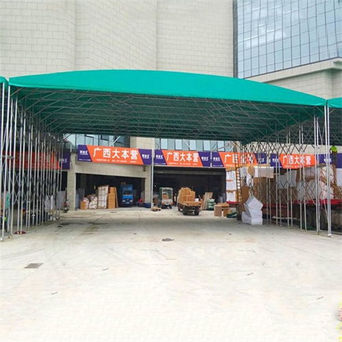 長春寬城工廠高空移動推拉雨棚在倉儲物流中的應(yīng)用