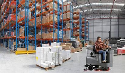 倉儲(chǔ)物流行業(yè)選擇全自動(dòng)洗地機(jī)的五大核心優(yōu)勢(shì)